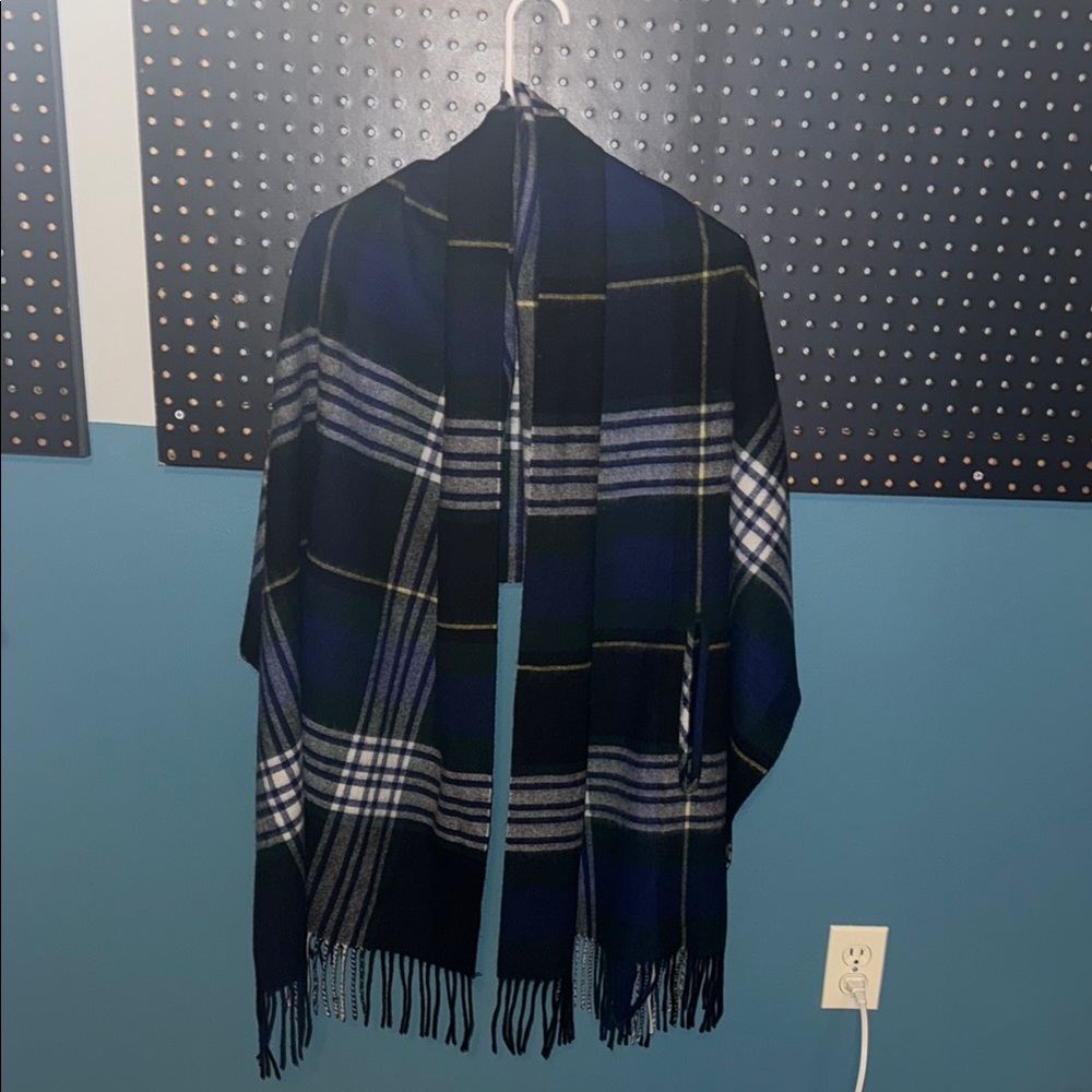 J.Crew Plaid Cape Scarf
